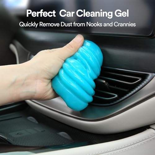 PULIDIKI Car Cleaning Gel Clean Putty Car Interior Cleaner Slime Auto Detail Tools Kit Supplies Car Accessories Christmas Stocking Stuffers Gifts for Men Women White Elephant Gifts Adults Teens - Image 3