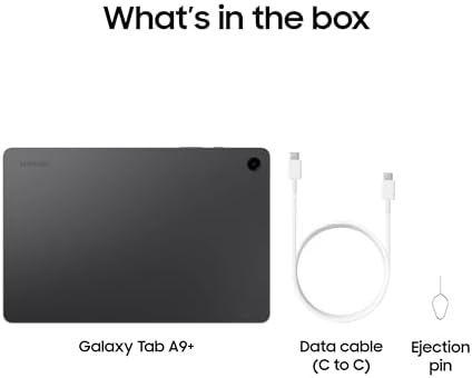 Samsung Galaxy Tab A9+ Tablet 11” 64GB Android Tablet, Big Screen, Quad Speakers, Upgraded Chipset, Multi Window Display, Slim, Light, Durable Design, US Version, 2024, Graphite - Image 10