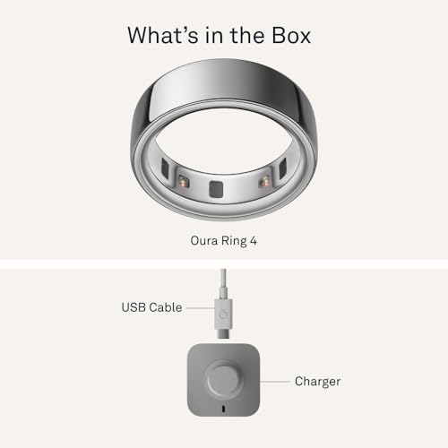 Oura Ring 4 - Silver - Size 8 - Size Before You Buy - Image 9