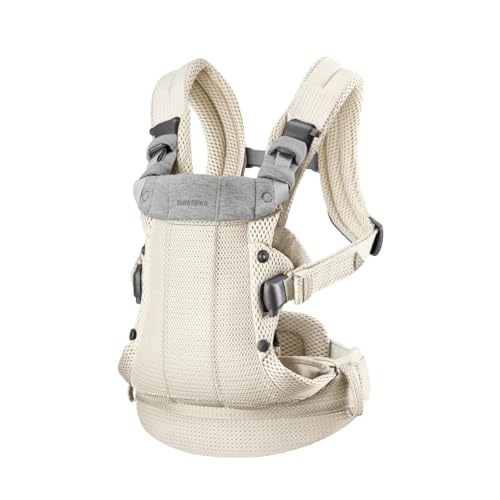BabyBjörn Baby Carrier Harmony, Cream, 3D Mesh, 3-in-1 Ergonomic Baby Carrier; Newborn, Facing-in, Outward-Facing, and Back Carrying Positions Supported (7-40 lbs), Newborn to Toddler - Image 3