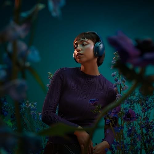 Bose QuietComfort Headphones - Wireless Bluetooth Headphones, Active Over Ear Noise Cancelling and Mic, USB-C Charging, Deep Bass, Up to 24 Hours of Playtime, Twilight Blue - Limited Edition Color - Image 4