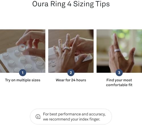 Oura Ring 4 - Silver - Size 8 - Size Before You Buy - Image 8