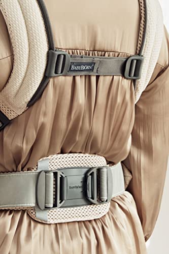 BabyBjörn Baby Carrier Harmony, Cream, 3D Mesh, 3-in-1 Ergonomic Baby Carrier; Newborn, Facing-in, Outward-Facing, and Back Carrying Positions Supported (7-40 lbs), Newborn to Toddler - Image 9