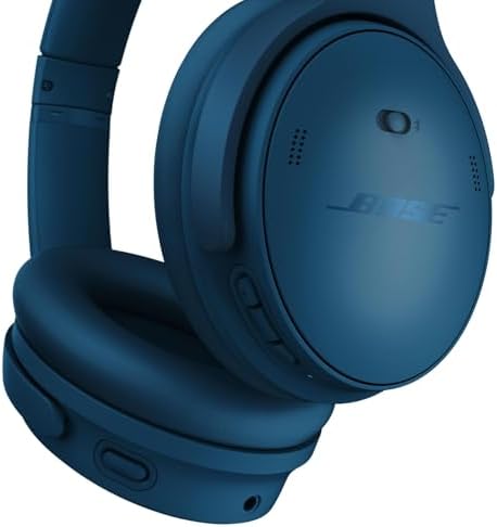 Bose QuietComfort Headphones - Wireless Bluetooth Headphones, Active Over Ear Noise Cancelling and Mic, USB-C Charging, Deep Bass, Up to 24 Hours of Playtime, Twilight Blue - Limited Edition Color - Image 6