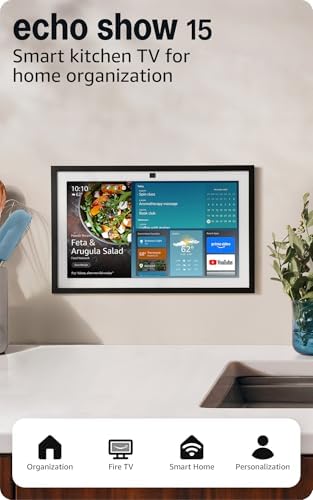 Amazon Echo Show 15 (newest model), Full HD 15.6" kitchen hub for home organization, with built-in Fire TV and Alexa+ Early Access - Image 2