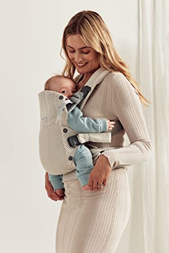 BabyBjörn Baby Carrier Harmony, Cream, 3D Mesh, 3-in-1 Ergonomic Baby Carrier; Newborn, Facing-in, Outward-Facing, and Back Carrying Positions Supported (7-40 lbs), Newborn to Toddler - Image 6