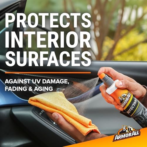 Armor All Car Wash and Car Cleaner Kit by Armor All, Includes Glass Wipes, Car Wash & Wax Concentrate, Protectant Spray and Tire Foam - Image 4
