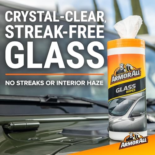Armor All Car Wash and Car Cleaner Kit by Armor All, Includes Glass Wipes, Car Wash & Wax Concentrate, Protectant Spray and Tire Foam - Image 3