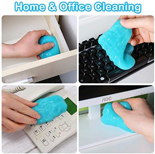 PULIDIKI Car Cleaning Gel Clean Putty Car Interior Cleaner Slime Auto Detail Tools Kit Supplies Car Accessories Christmas Stocking Stuffers Gifts for Men Women White Elephant Gifts Adults Teens - Image 6